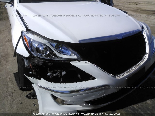 KMHGC4DD5DU243663 - 2013 HYUNDAI GENESIS 3.8L WHITE photo 6