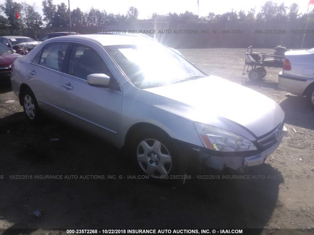 1HGCM56406A077903 - 2006 HONDA ACCORD LX SILVER photo 1