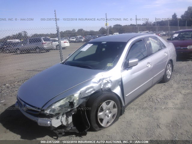 1HGCM56406A077903 - 2006 HONDA ACCORD LX SILVER photo 2