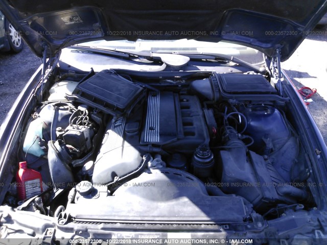 WBADT43451GX21760 - 2001 BMW 525 I AUTOMATIC Dark Blue photo 10