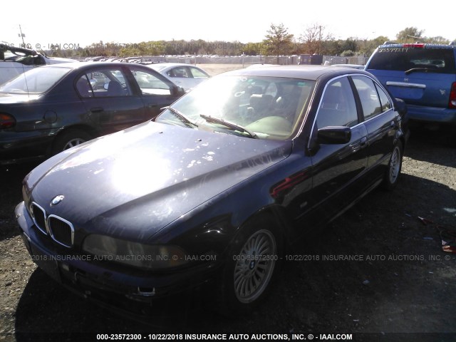 WBADT43451GX21760 - 2001 BMW 525 I AUTOMATIC Dark Blue photo 2