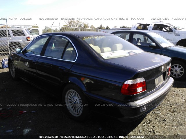 WBADT43451GX21760 - 2001 BMW 525 I AUTOMATIC Dark Blue photo 3