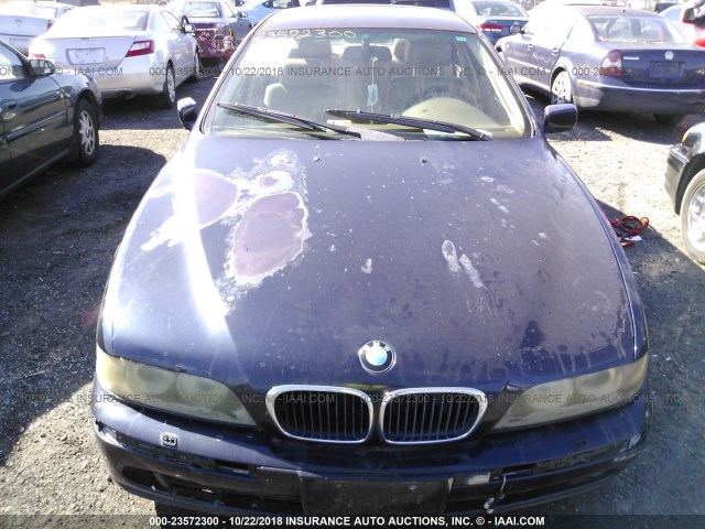 WBADT43451GX21760 - 2001 BMW 525 I AUTOMATIC Dark Blue photo 6