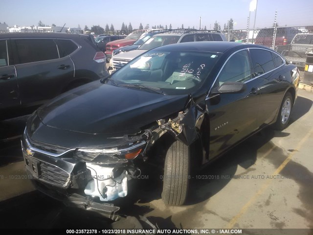1G1ZB5ST2GF345150 - 2016 CHEVROLET MALIBU LS 黑色 照片 2