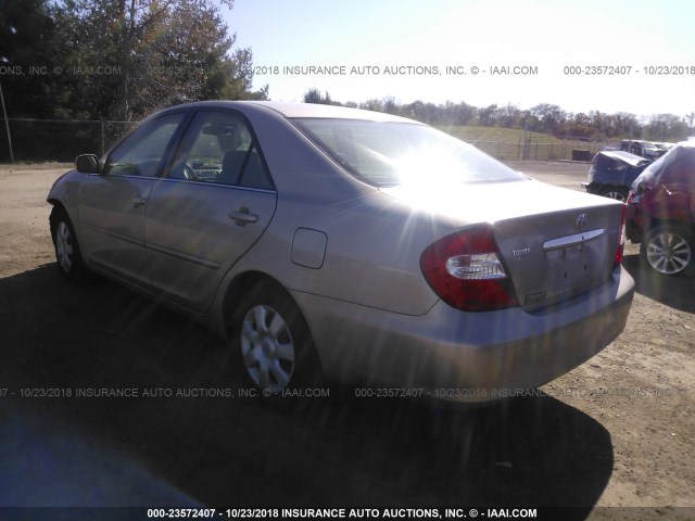 4T1BE32K74U918994 - 2004 TOYOTA CAMRY LE/XLE/SE GOLD photo 3