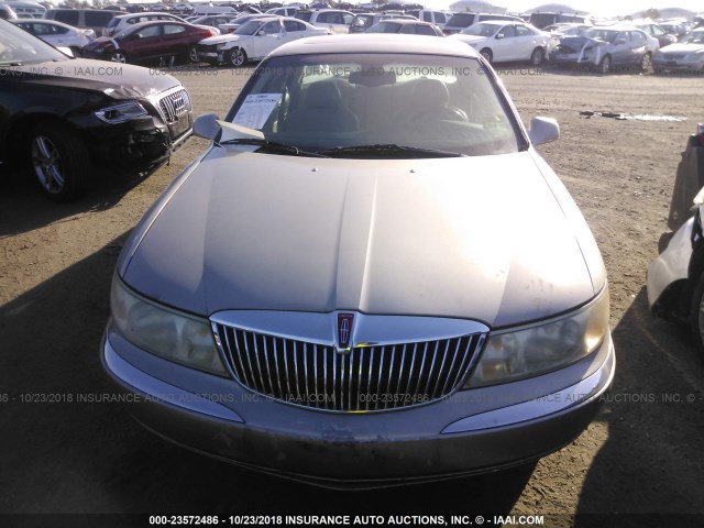 1LNHM97V62Y700750 - 2002 LINCOLN CONTINENTAL  GOLD photo 6