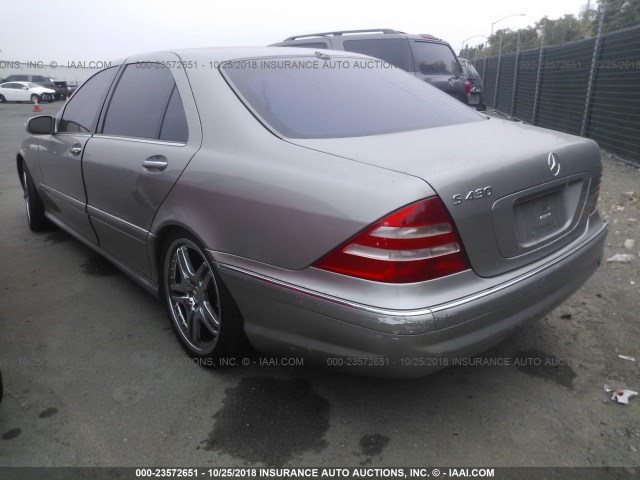WDBNG70J56A479889 - 2006 MERCEDES-BENZ S 430 GRAY photo 3