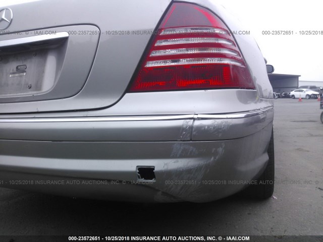 WDBNG70J56A479889 - 2006 MERCEDES-BENZ S 430 GRAY photo 6