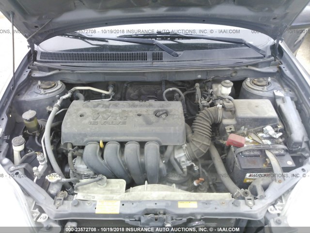 2T1KR32EX7C655937 - 2007 TOYOTA COROLLA MATRIX XR Сұр фото 10