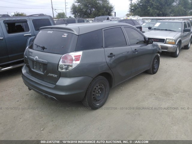2T1KR32EX7C655937 - 2007 TOYOTA COROLLA MATRIX XR Сұр фото 4