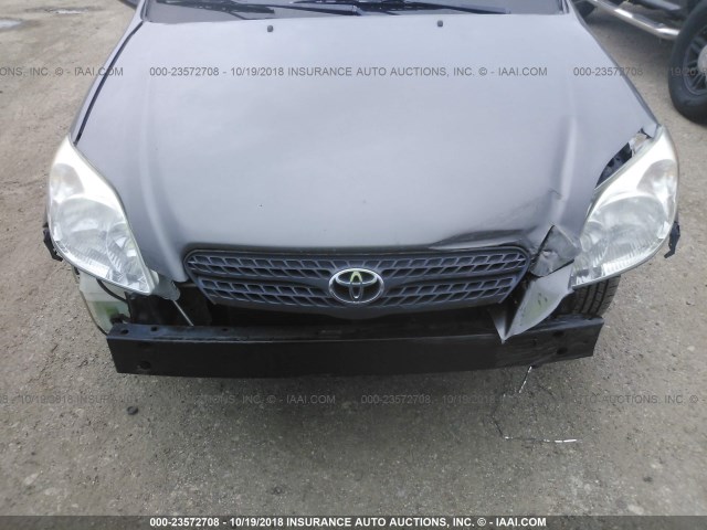 2T1KR32EX7C655937 - 2007 TOYOTA COROLLA MATRIX XR Сұр фото 6