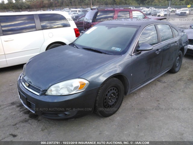 2G1WC57MX91318161 - 2009 CHEVROLET IMPALA 2LT GRAY photo 2