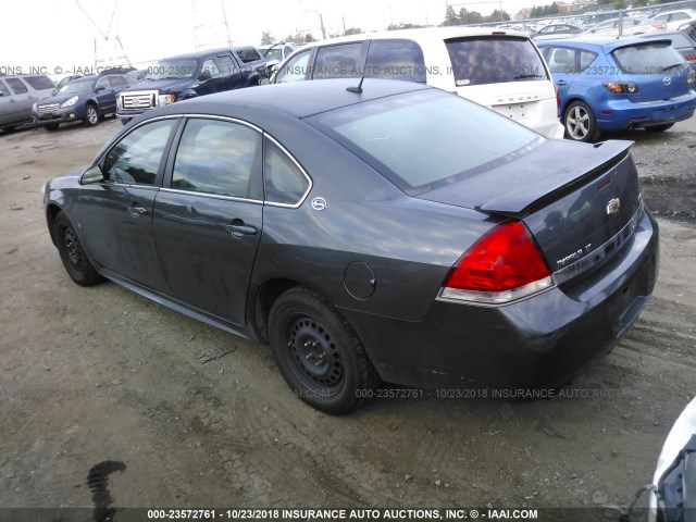 2G1WC57MX91318161 - 2009 CHEVROLET IMPALA 2LT GRAY photo 3