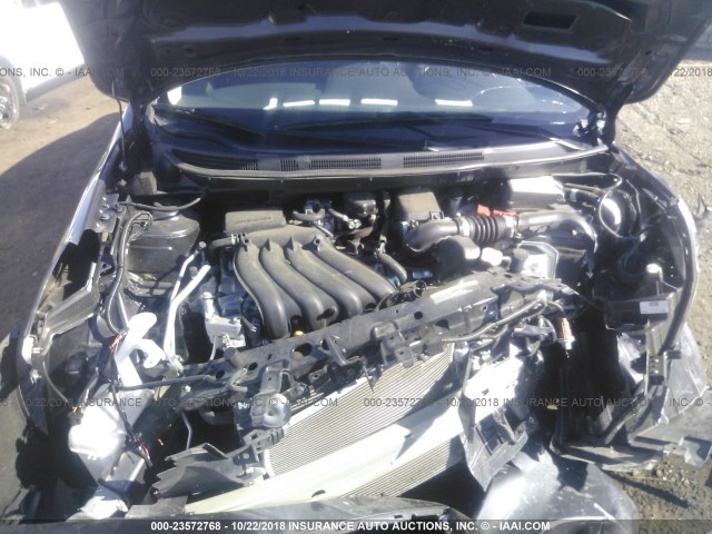 3N1CN7AP4HL849892 - 2017 NISSAN VERSA S/S PLUS/SV/SL GRAY photo 10