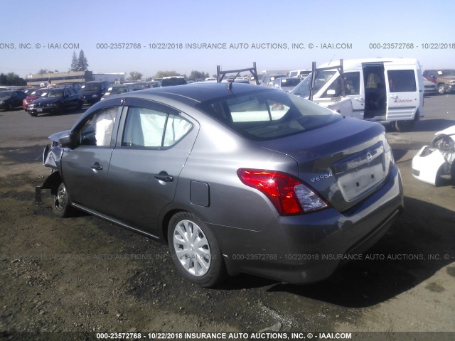 3N1CN7AP4HL849892 - 2017 NISSAN VERSA S/S PLUS/SV/SL GRAY photo 3