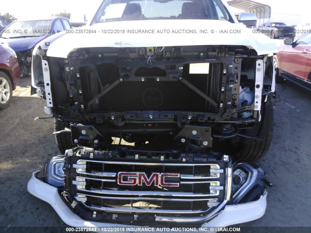 3GTU2NEC4JG214515 - 2018 GMC SIERRA K1500 SLT WHITE photo 6