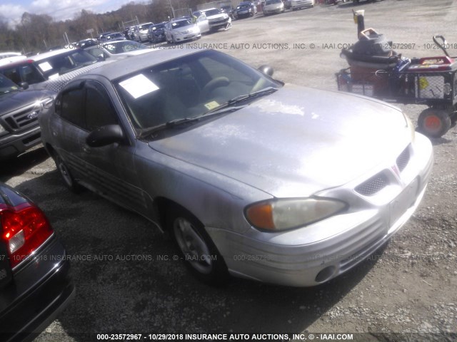 1G2NE52F92C270162 - 2002 PONTIAC GRAND AM SE SILVER photo 1