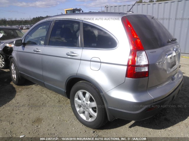 JHLRE48777C002499 - 2007 HONDA CR-V EXL SILVER photo 3