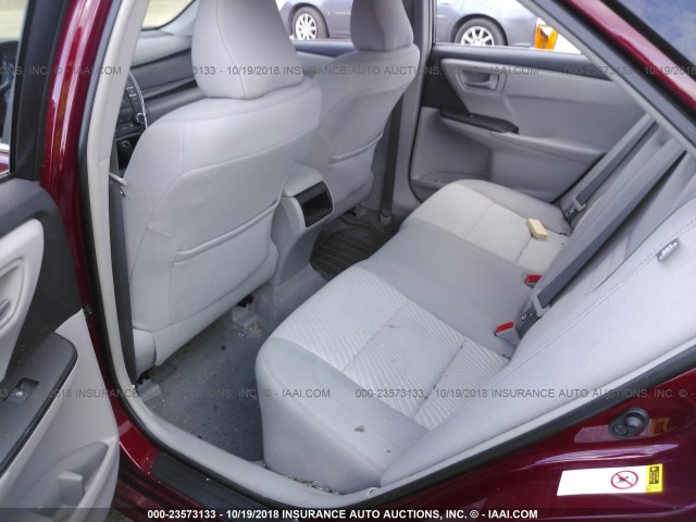 4T1BF1FK9FU894874 - 2015 TOYOTA CAMRY LE/XLE/SE/XSE 栗色 照片 8