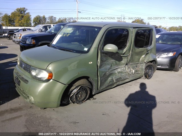 JN8AZ28R19T106045 - 2009 NISSAN CUBE S/SL GREEN photo 2