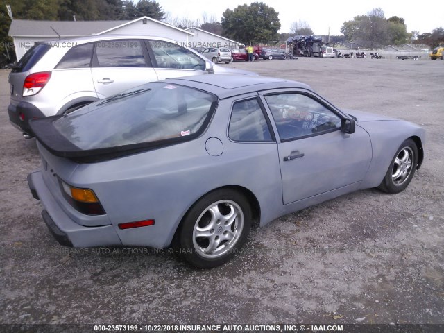 WP0AA0948EN454983 - 1984 PORSCHE 944 GRAY photo 4