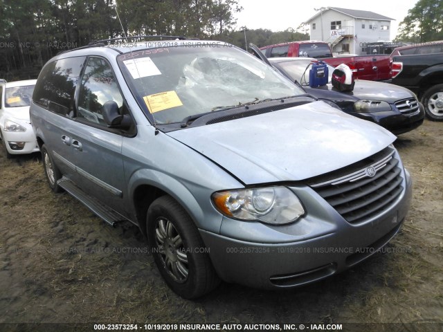 2C4GP54L55R316728 - 2005 CHRYSLER TOWN & COUNTRY TOURING BLUE photo 1