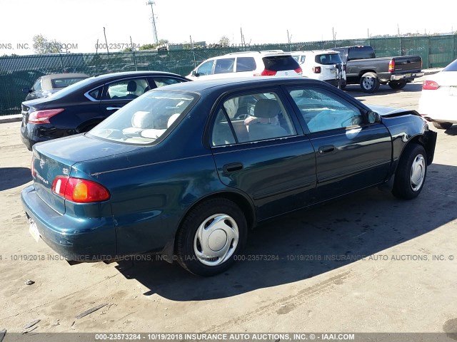 2T1BR12E1YC263340 - 2000 TOYOTA COROLLA VE/CE/LE BLUE photo 4