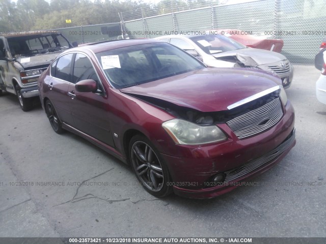 JNKAY01E67M309447 - 2007 INFINITI M35 SPORT RED photo 1