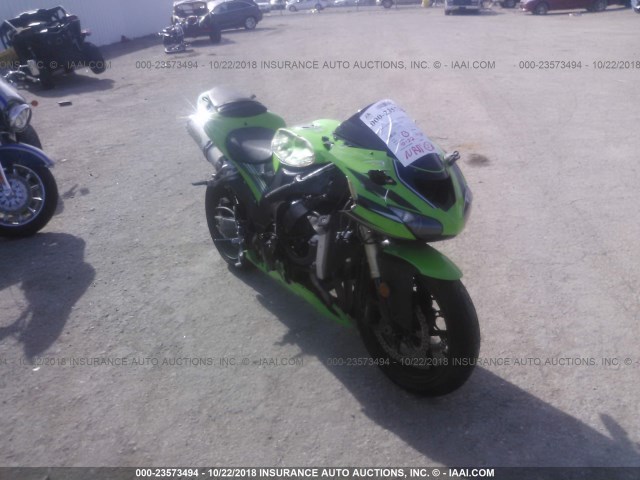 JKAZXCD107A020903 - 2007 KAWASAKI ZX1000 D GREEN photo 1