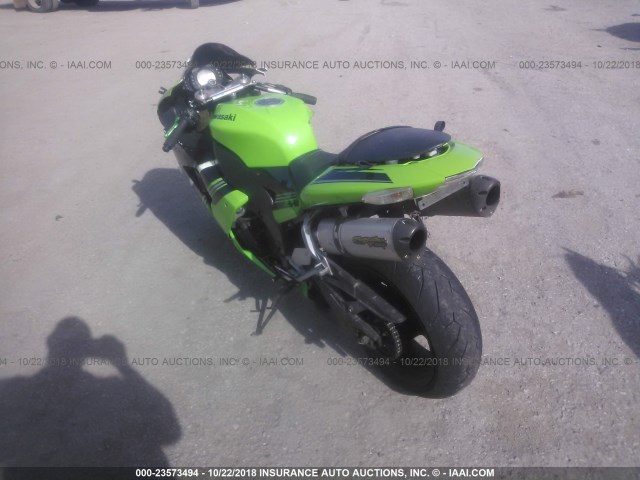 JKAZXCD107A020903 - 2007 KAWASAKI ZX1000 D GREEN photo 3