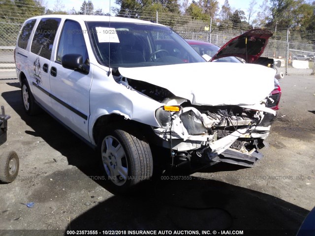 1GBDV13W68D210913 - 2008 CHEVROLET UPLANDER INCOMPLETE WHITE photo 1