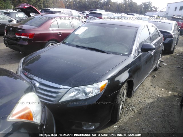 4T1BK3DB7BU404940 - 2011 TOYOTA AVALON LIMITED BLACK photo 2