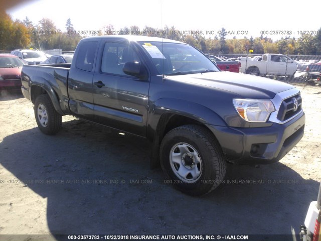 5TFUX4EN3CX013779 - 2012 TOYOTA TACOMA ACCESS CAB Մոխրագույն լուսանկար 1