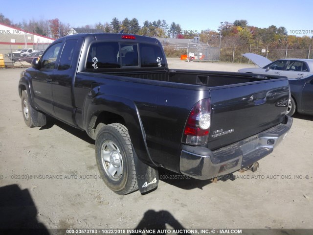 5TFUX4EN3CX013779 - 2012 TOYOTA TACOMA ACCESS CAB GRAY photo 3