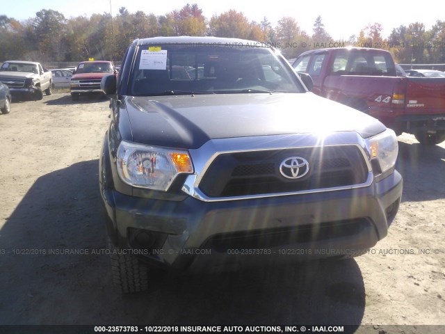 5TFUX4EN3CX013779 - 2012 TOYOTA TACOMA ACCESS CAB Մոխրագույն լուսանկար 6