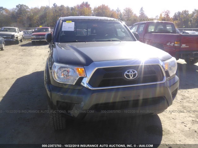 5TFUX4EN3CX013779 - 2012 TOYOTA TACOMA ACCESS CAB GRAY photo 6