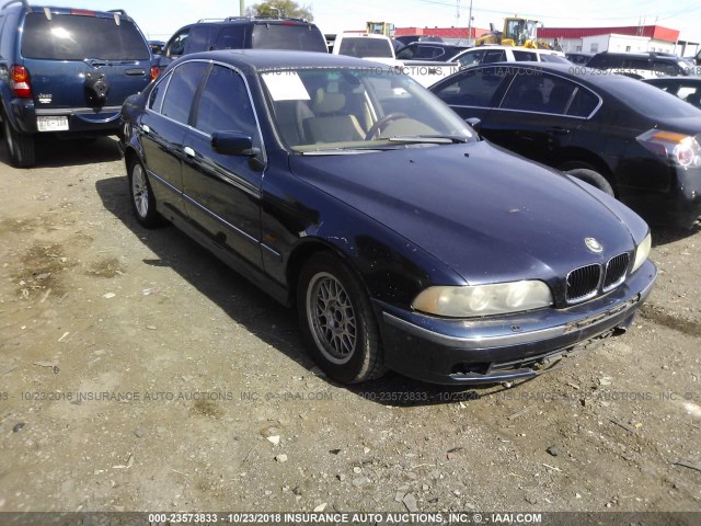 WBADM6343YGU20830 - 2000 BMW 528 I AUTOMATIC BLUE photo 1