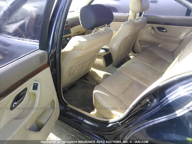 WBADM6343YGU20830 - 2000 BMW 528 I AUTOMATIC BLUE photo 8