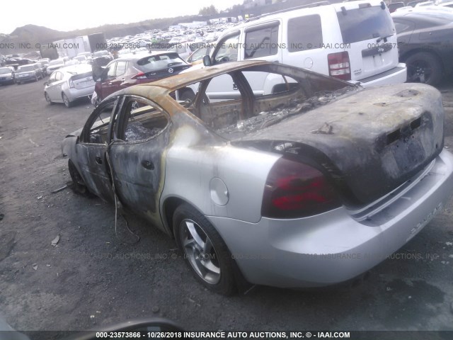 2G2WR524241301834 - 2004 PONTIAC GRAND PRIX GTP ვერცხლისფერი ფოტო 3