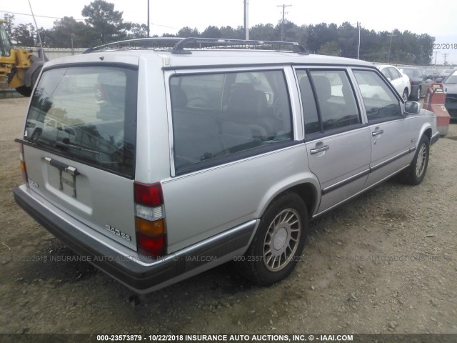 YV1KA8753M0003352 - 1991 VOLVO 940 SE SILVER photo 4