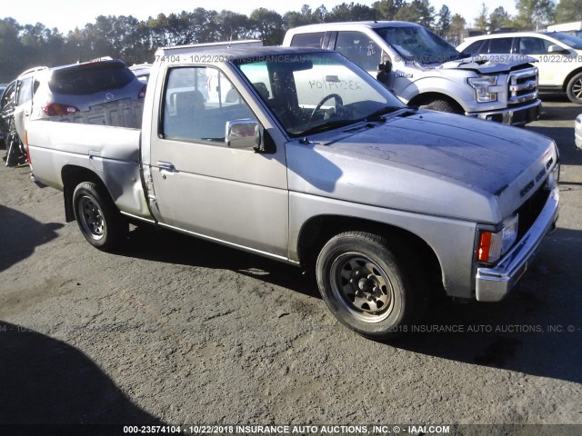 1N6ND11S9KC411587 - 1989 NISSAN D21 SHORT BED GRAY photo 1