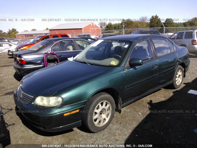 1G1NE52J1X6109769 - 1999 CHEVROLET MALIBU LS Yaşıl foto 2