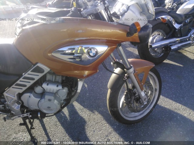 WB10184A03ZH15097 - 2003 BMW F650 CS ORANGE photo 5