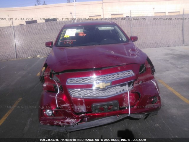 1G11J5SX0DF254926 - 2013 CHEVROLET MALIBU LTZ 红色 照片 6