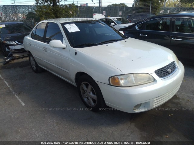 3N1BB51D61L107515 - 2001 NISSAN SENTRA SE WHITE photo 1