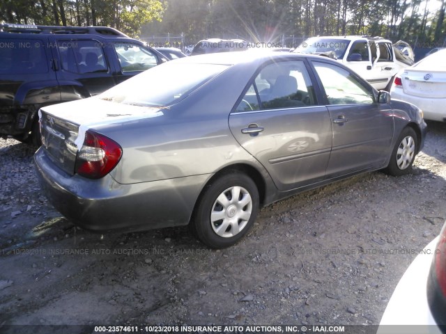 4T1BE32K74U822928 - 2004 TOYOTA CAMRY LE/XLE/SE GRAY photo 4