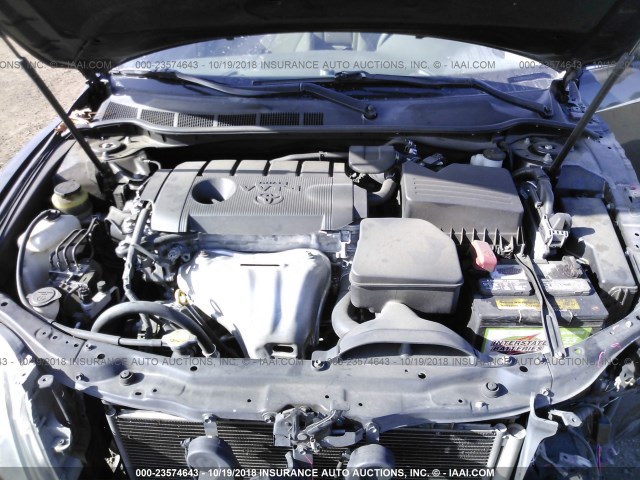 4T4BF3EK2BR191470 - 2011 TOYOTA CAMRY SE/LE/XLE BLACK photo 10