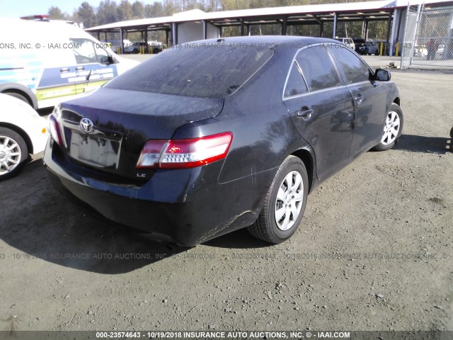 4T4BF3EK2BR191470 - 2011 TOYOTA CAMRY SE/LE/XLE BLACK photo 4