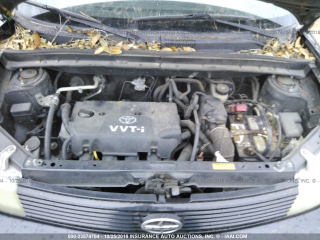 JTLKT324064065034 - 2006 TOYOTA SCION XB შავი ფოტო 10