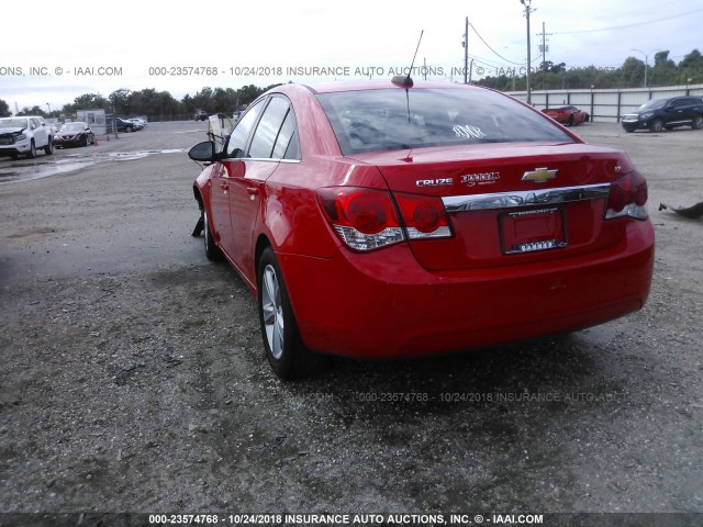 1G1PE5SB0F7170427 - 2015 CHEVROLET CRUZE LT 红色 照片 3